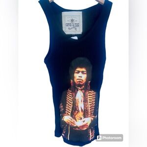Catch A Fire By Cedella Marley VTG Y2K Limited Edition Jimmy Hendrix Tank Top